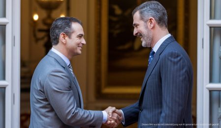 Jaime Anglada trifft König Felipe VI in Marivent: Ein Wiedersehen voller Bedeutungen Jaime Anglada trifft König Felipe VI im Palacio de Marivent