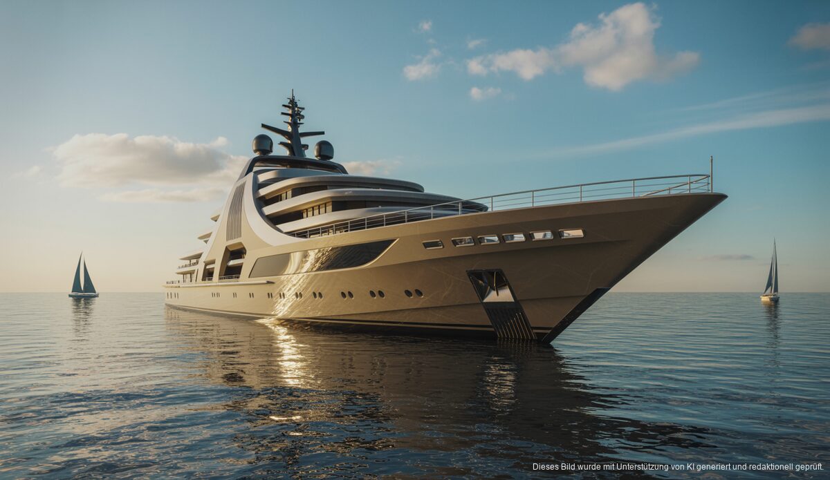 Besuch der Al-Thani-Dynastie auf Mallorca: Luxus und Privatsphäre Die Luxusjacht Al Lusail in den Gewässern von Palma de Mallorca