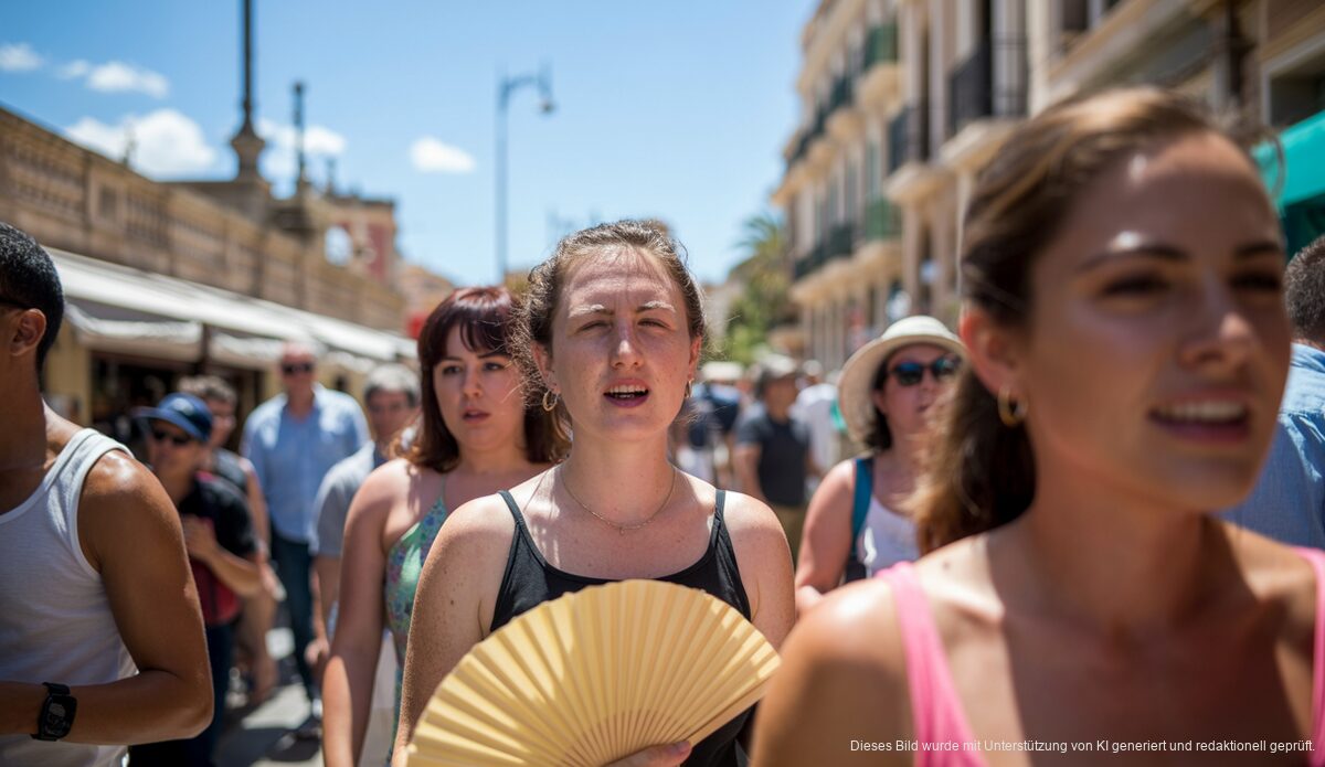 Mallorca: Heißes Wetter und vereinzelte Regenschauer erwartet Heißes Wetter auf einer belebten Straße in Palma de Mallorca.