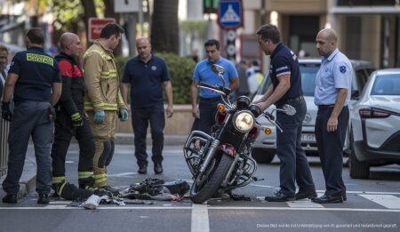 Motorradunfall in Palma: Neuer Fund bringt Ermittlungen voran Motorradunfall in Palma mit Polizei bei Untersuchungen