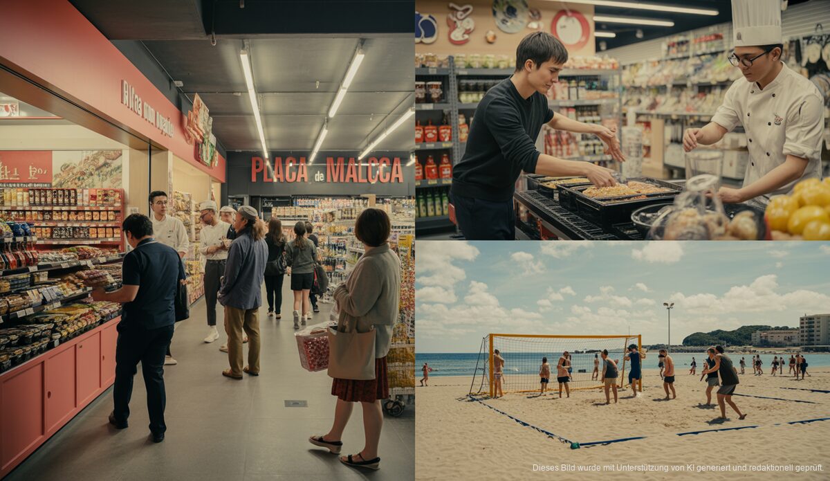 Neuer asiatischer Supermarkt und Sportplätze in Palma Neuer asiatischer Supermarkt und Sportzone in Palma de Mallorca