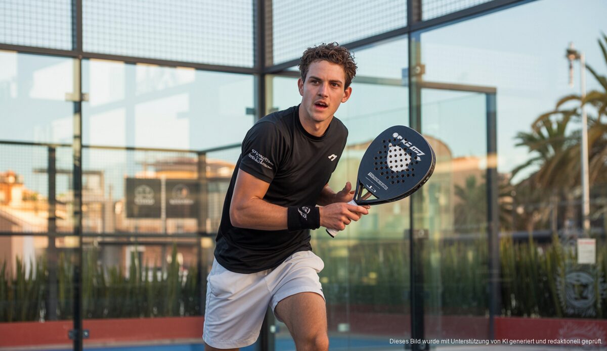 Padel-Talent Jonas Trümpler zieht für seine Karriere nach Mallorca Padel-Talent Jonas Trümpler trainiert in Palma de Mallorca