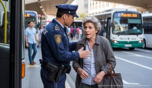 Polizei hilft verwirrter Seniorin an Bushaltestelle in Palma