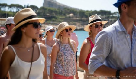 Mallorca: Heiße Temperaturen und Sonnenschein am 16. August 2026 Sommer auf Mallorca mit strahlendem Sonnenschein und heißem Wetter