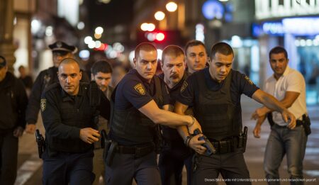 Touristenkriminalität auf Mallorca: Raubserien und Verhaftungen Polizeioperation auf Mallorca in der Nacht zur Festnahme von Verdächtigen.