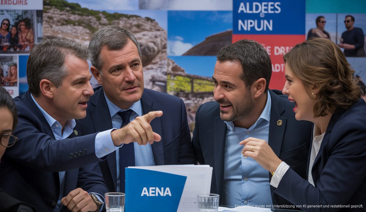 Neue Kontroversen um AENA und politische Doppelzüngigkeit auf den Balearen Politische Debatte im Parlament der Balearen über AENA