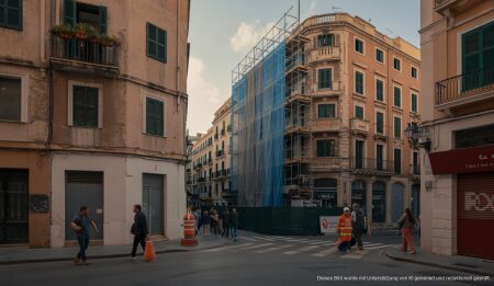 Sanierung in Palma bedroht Viertel mit Gentrifizierung Sanierung eines Viertels in Palma mit Blick auf Gentrifizierung