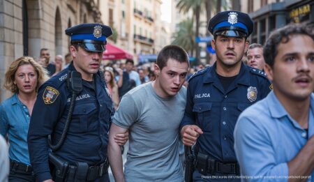 Polizei Palma de Mallorca fasst Serienkriminelle Polizisten verhaften Kriminelle in Palma de Mallorca