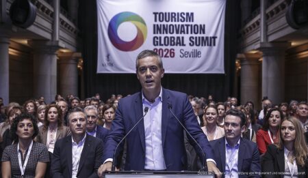 Baleares präsentiert Tourismusinnovationen auf dem TIS 2026 in Sevilla Jaume Bauzà auf dem Tourism Innovation Global Summit in Sevilla