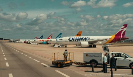 Airlines erweitern ihr Angebot ab Mallorca im Winter Flughafen Palma de Mallorca im Winter mit Eurowings und Ryanair Jets