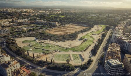 Palma: Transformationspläne für ehemaliges Dino Golf Gelände Umbaupläne für das ehemalige Gelände von Dino Golf in Palma