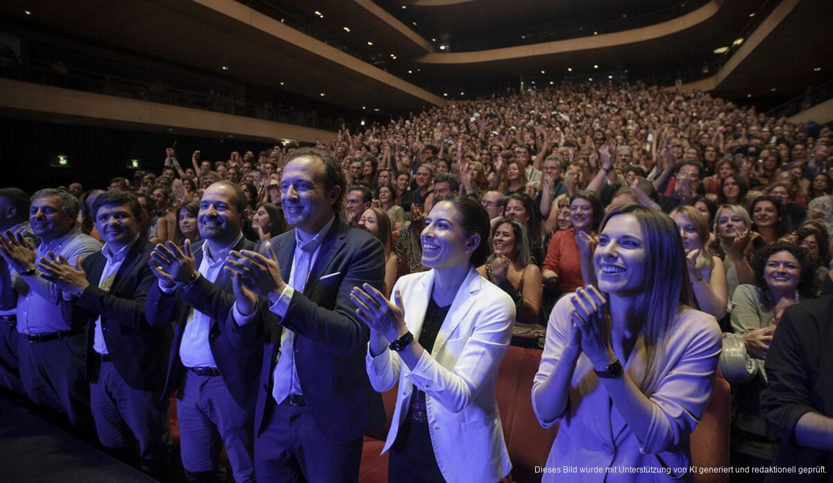 Jubiläumsfeier von OKBALEARES begeistert im Kongresspalast von Palma Iker Jiménez und Carmen Porter bei der OKBALEARES Feier im Kongresspalast
