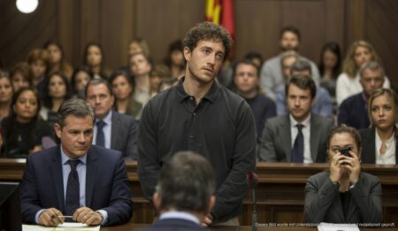 Urteil in Palma: Verurteilung wegen Missbrauchs an Minderjähriger Gerichtssaal in Palma de Mallorca während eines Missbrauchsprozesses