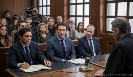 Pablo Campos Maya und Clan auf Mallorca auf freiem Fuß Pablo Campos Maya im Gerichtssaal von Palma de Mallorca